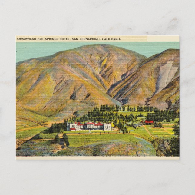 Postal Vintage San Bernardino, California (Anverso)