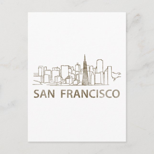 Postal Vintage San Francisco (Anverso)