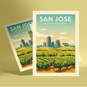Postal Vintage San José