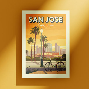 Postal Vintage San José California