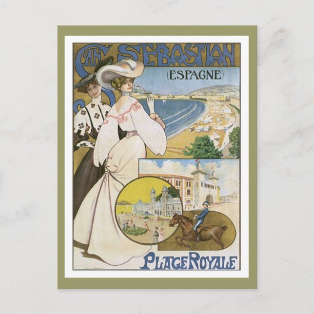 Postal Vintage San Sebastián España (Anverso)