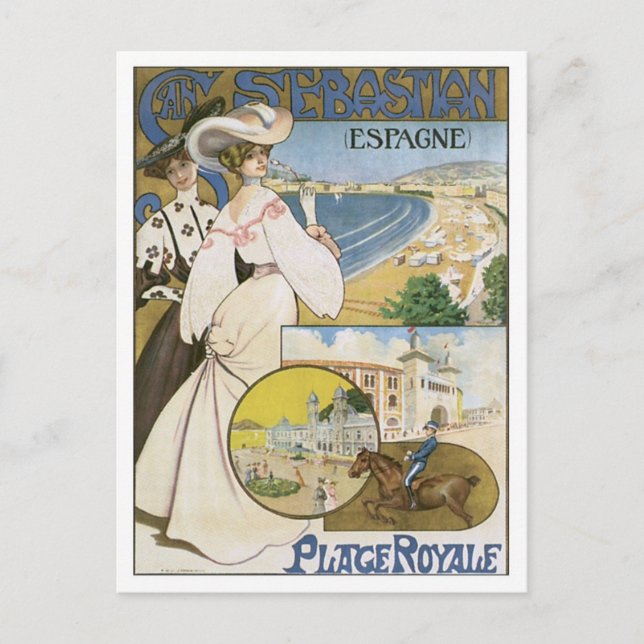 Postal Vintage San Sebastián España (Anverso)