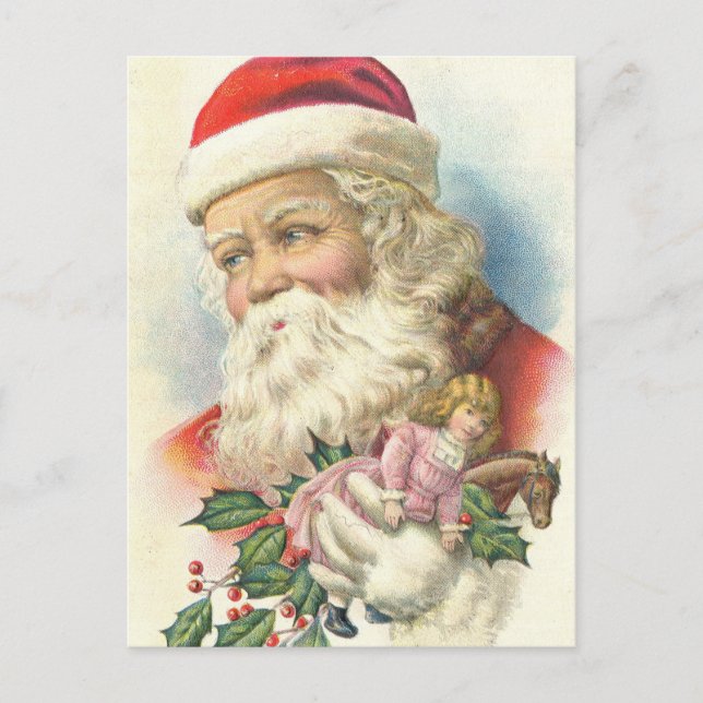 Postal Vintage Santa (Anverso)