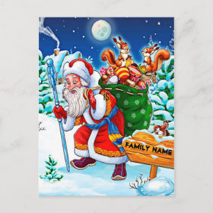 Postal Vintage Santa