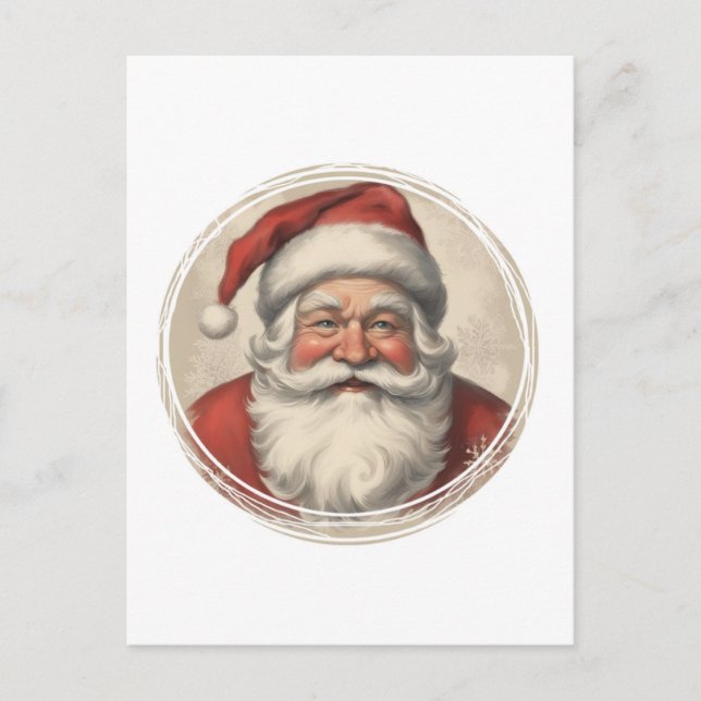 Postal Vintage Santa (Anverso)