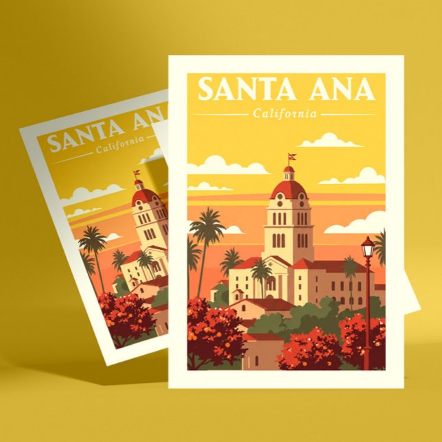 Postal Vintage Santa Ana California (Subido por el creador)
