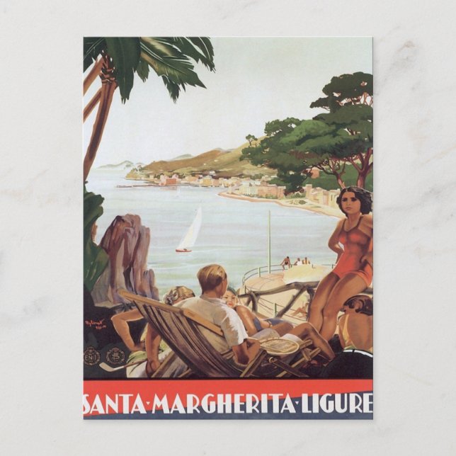 Postal Vintage Santa Margherita Ligure (Anverso)
