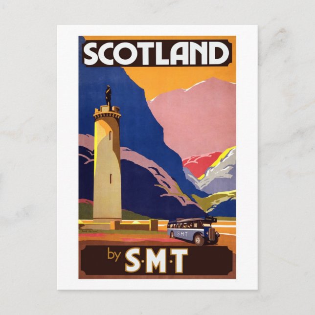 Postal Vintage Scotland (Anverso)
