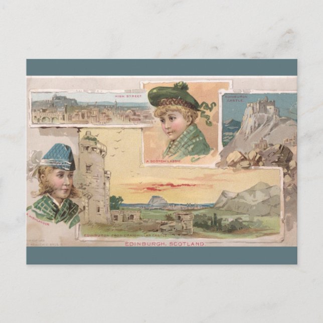 Postal Vintage Scotland (Anverso)
