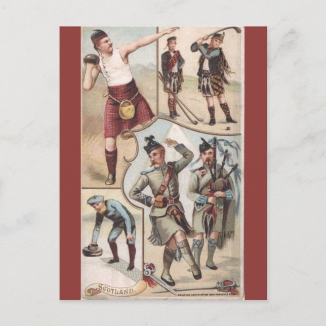 Postal Vintage Scotland (Anverso)