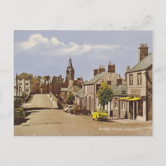 Postal Vintage Scotland, Lockerbie (Anverso)