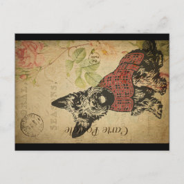 Postal Vintage Scottie