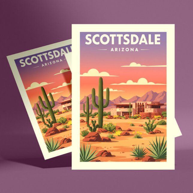 Postal Vintage Scottsdale Arizona (Subido por el creador)