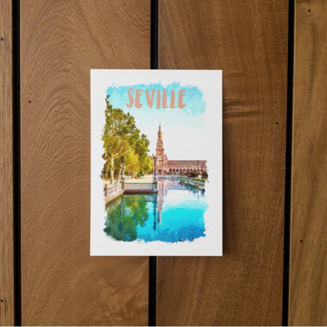 Postal Vintage Sevilla España Andalucía (sevilla spain postcard)