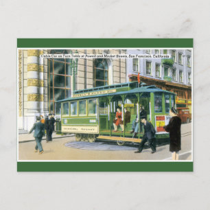 Postal Vintage SF Cable Car