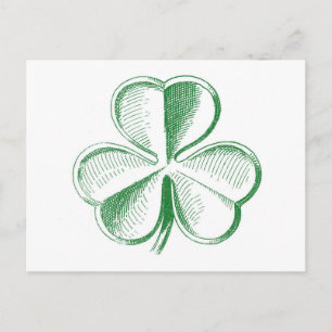 Postal Vintage Shamrock
