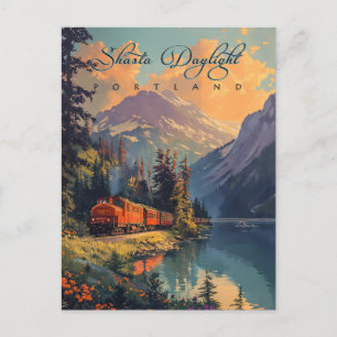 Postal Vintage Shasta Daylight