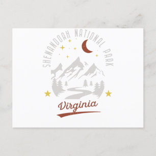 Postal Vintage Shenandoah National Park Virginia
