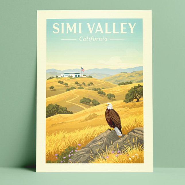 Postal Vintage Simi Valley California (Subido por el creador)