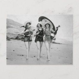 Postal Vintage Singing Beach Bestis