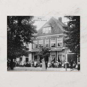 Postal Vintage Sluis Holland Hotel Restaurant