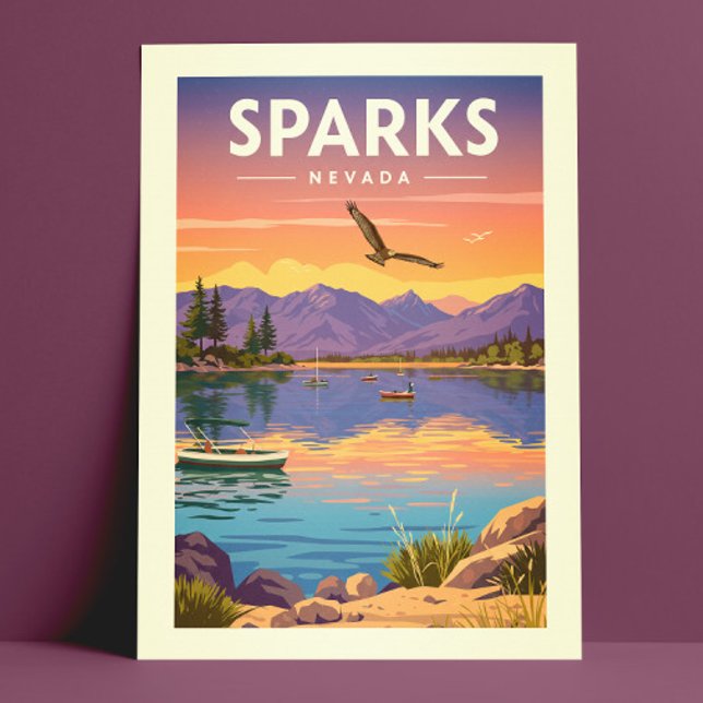Postal Vintage Sparks Nevada (Subido por el creador)