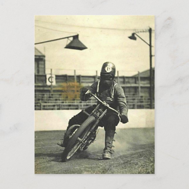 POSTAL VINTAGE SPEEDWAY. (Anverso)