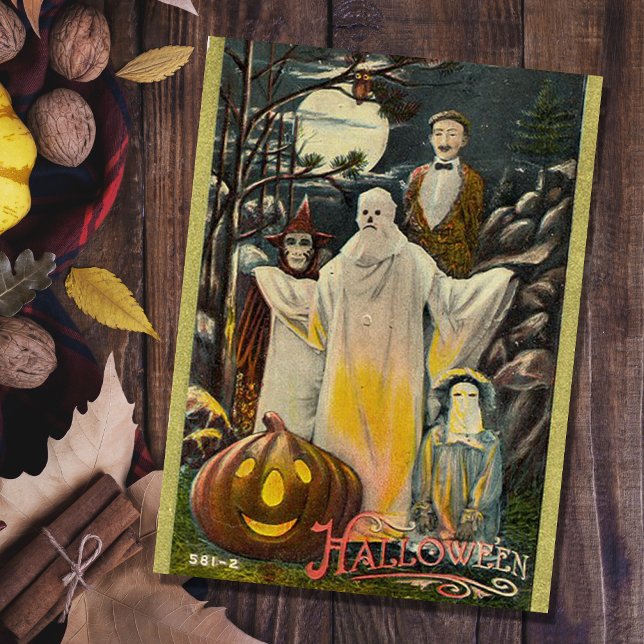 Postal Vintage Spooky Halloween (Subido por el creador)
