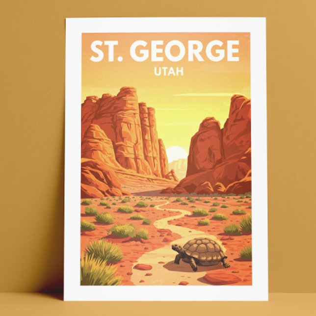Postal Vintage St. George Utah (Subido por el creador)