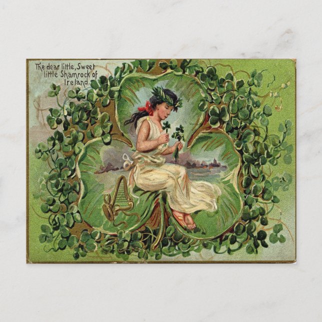 Postal Vintage St Patrick's Day (Anverso)