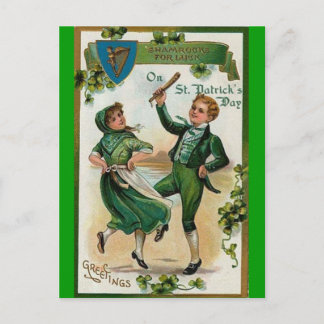Postal Vintage St Patricks Day