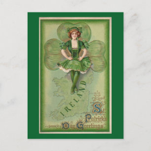 Postal Vintage St. Patrick's Day