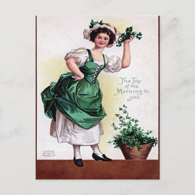 Postal Vintage St Patrick's Day (Anverso)