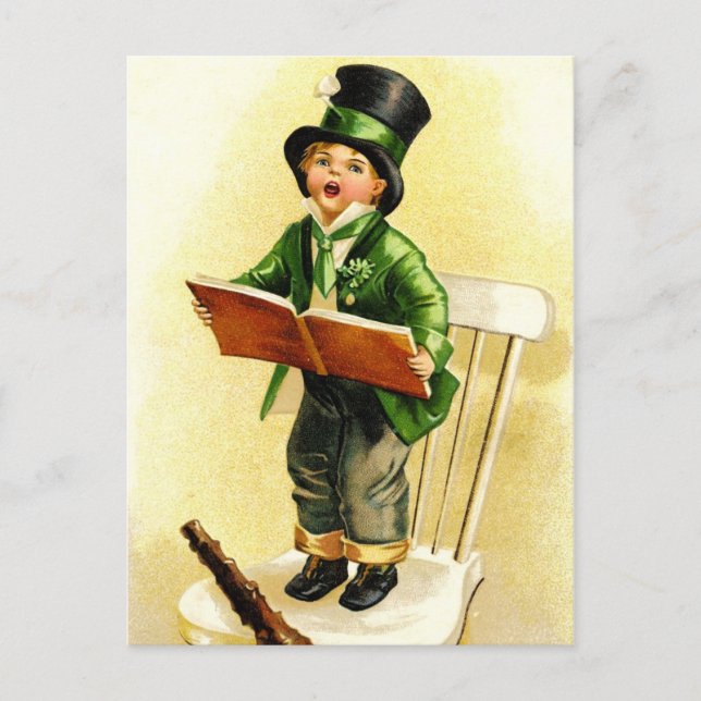 Postal Vintage St Patrick's Day (Anverso)