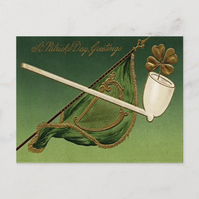 Postal Vintage St Patrick's Day (Anverso)