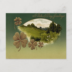 Postal Vintage St Patrick's Day