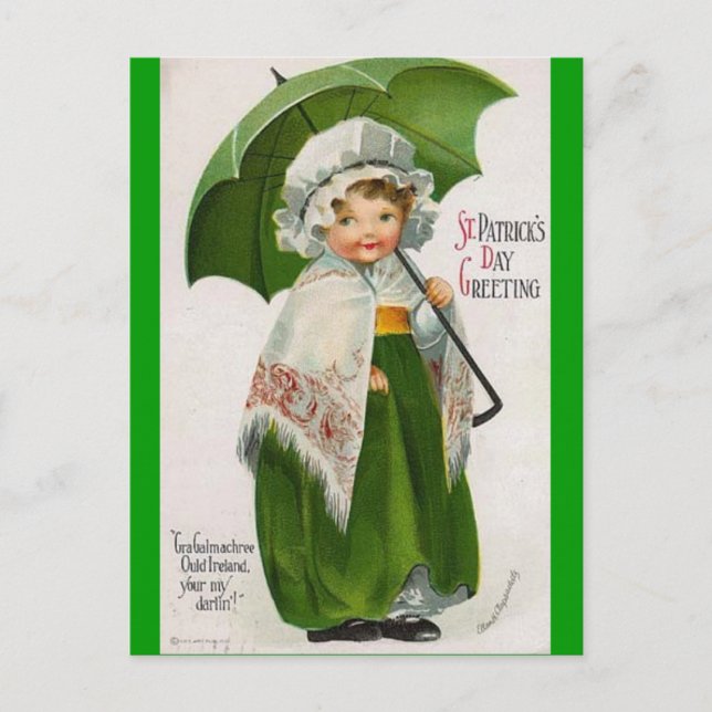 Postal Vintage St Patricks Day (Anverso)