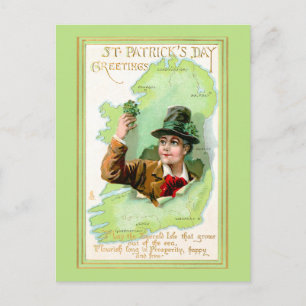 Postal Vintage St. Patrick's Day Greetings