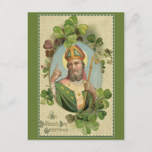Postal Vintage St. Patricks Day Prayer & Blessing