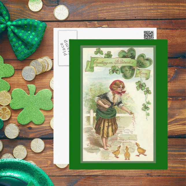 Postal Vintage St. Patrick's Morn (Vintage St. Patrick's Morn Postcard)