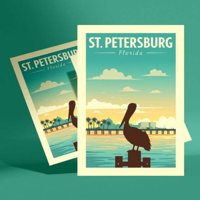 Postal Vintage St. Petersburg Florida (Subido por el creador)