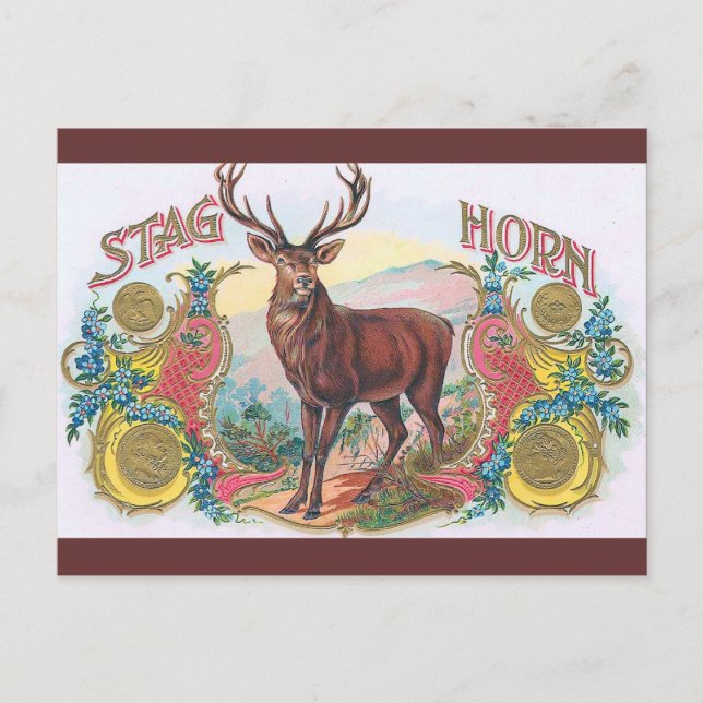 Postal Vintage Stag (Anverso)