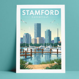 Postal Vintage Stamford Connecticut