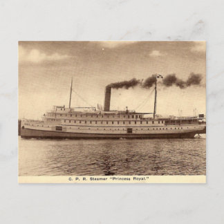 Postal Vintage Steamer