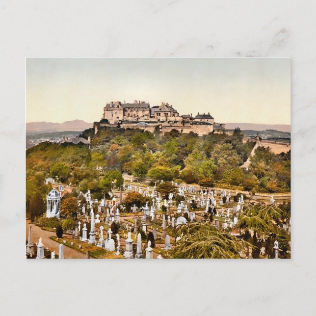 Postal Vintage Stirling Castle Scotland (Anverso)