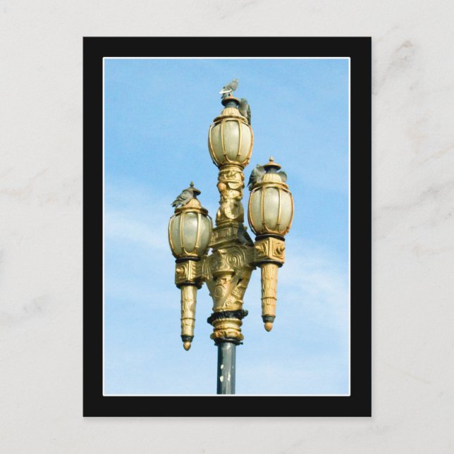 Postal Vintage Street Light - San Francisco (Anverso)