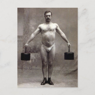 Postal Vintage Strongman