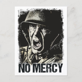 Postal Vintage Style Artwork Warrior Motto