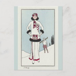Postal Vintage Suiza Alpes suizos