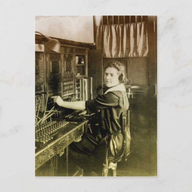 Postal Vintage Switboard (Anverso)